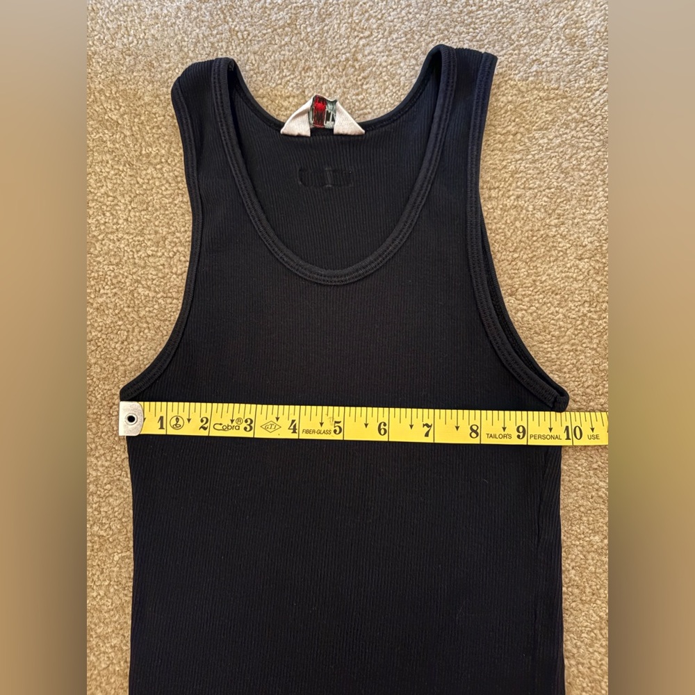 Hard Tail Black Ribbed Tank Top - Picture 6 of 7